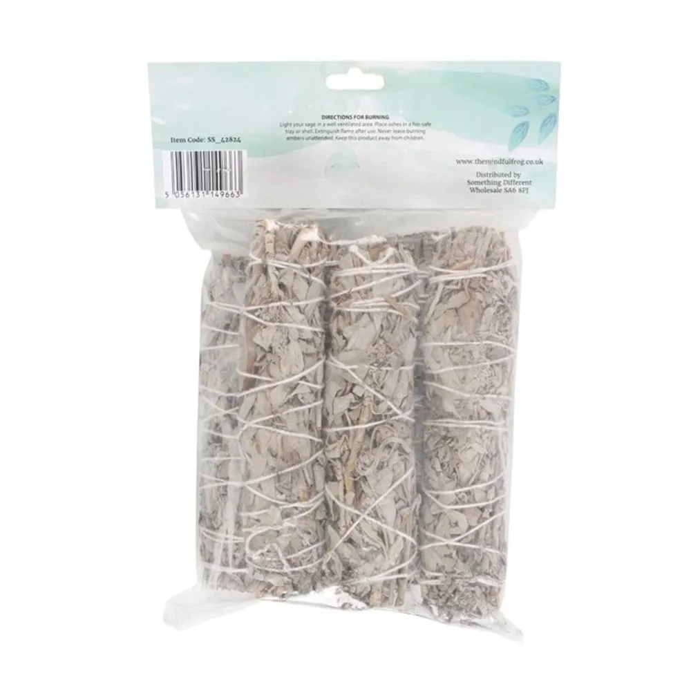 15cm Medium White Sage Smudge Stick Wands