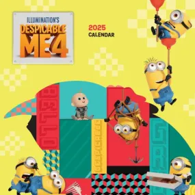 2025 Despicable Me 4 Wall Calendar