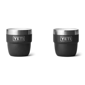 4 oz. / 118ml Stackable Cups - Black (2 pack)