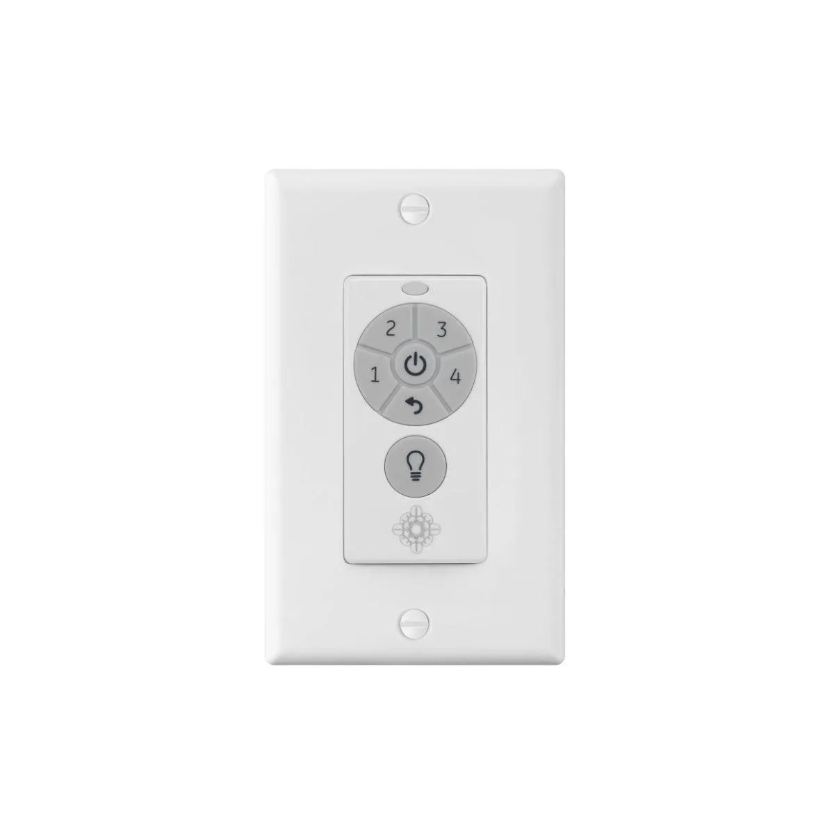 4-Speed Ceiling Fan and Light Wall Control with Reverse Function, Battery Operated