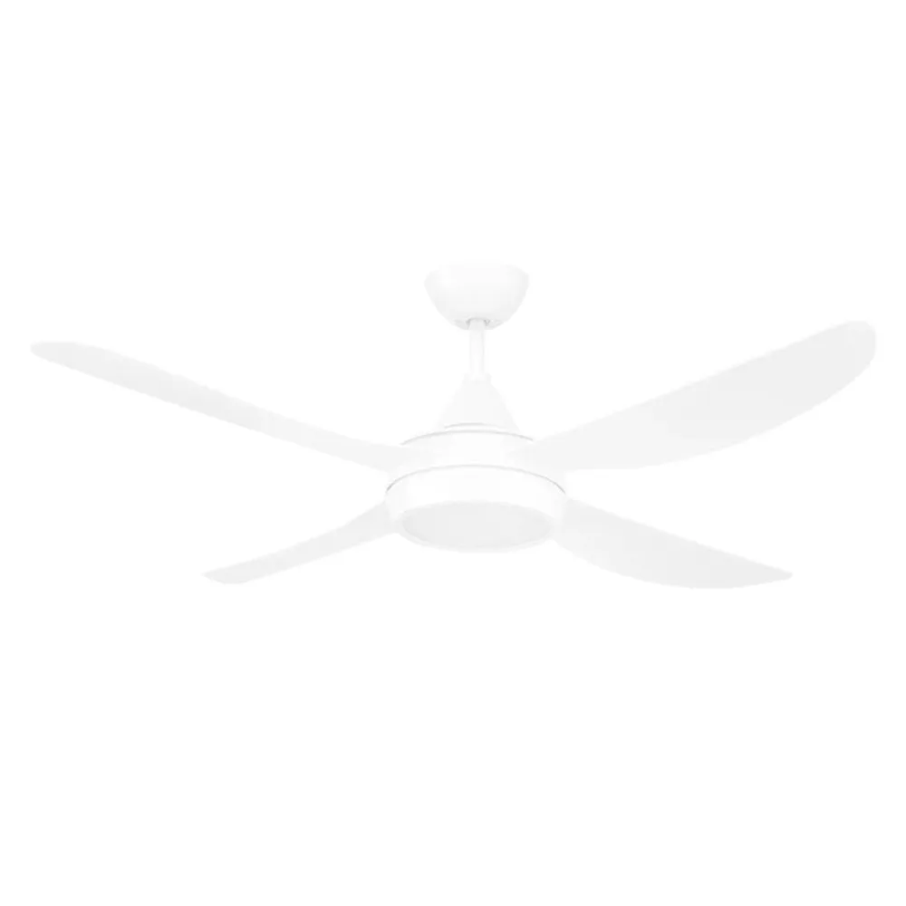 52" Vector-II AC Ceiling Fan White, Black with Light 22293/XX Brilliant Lighting