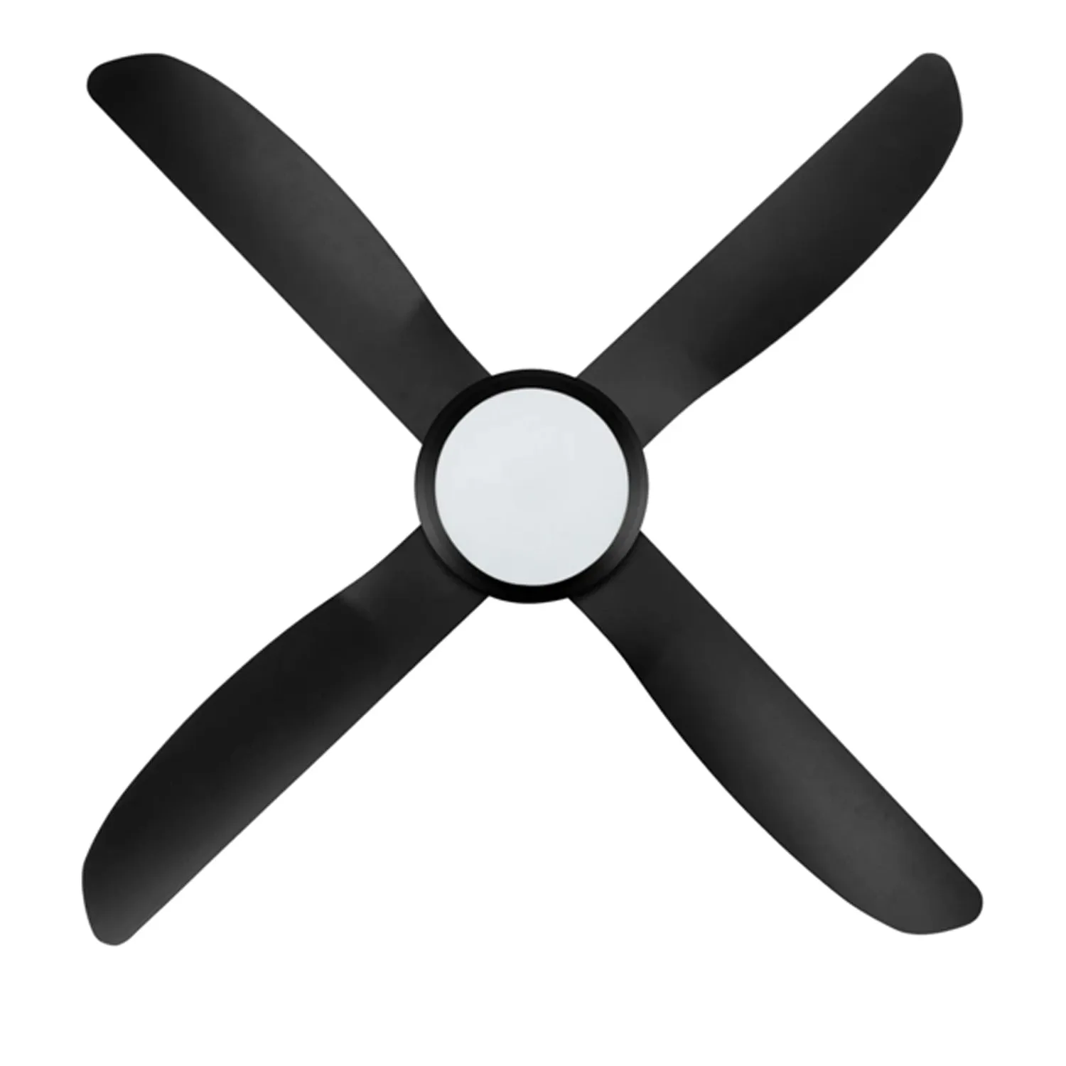 52" Vector-II AC Ceiling Fan White, Black with Light 22293/XX Brilliant Lighting