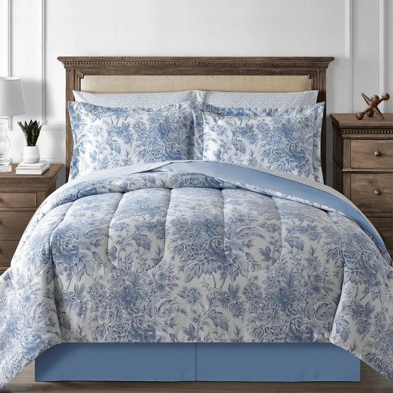 8-Pc. Reversible Comforter Sets On Sale (15 Styles)