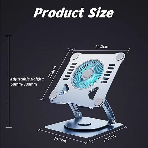 Adjustable Laptop Stand V5.1 Electric Fan