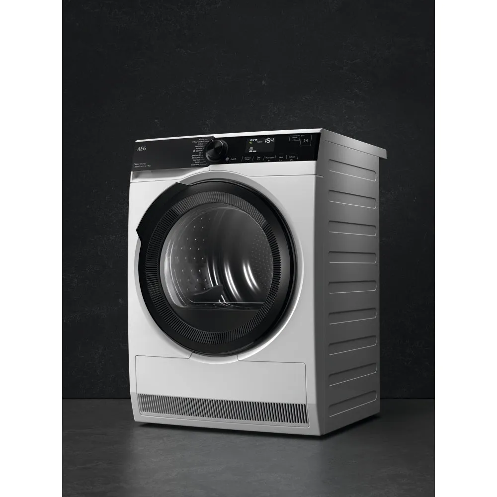 AEG TR819P4B Series 8000 AbsoluteCare 9Kg Heat Pump Tumble Dryer White