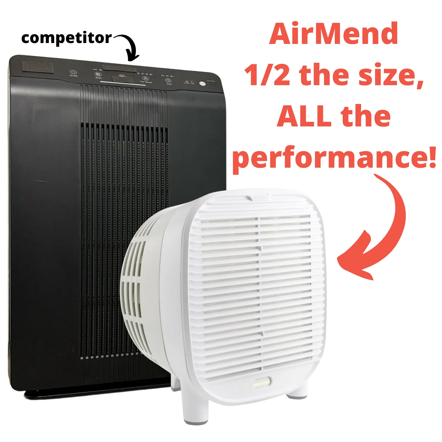 AirMend™ Medium Room HEPA Air Purifier