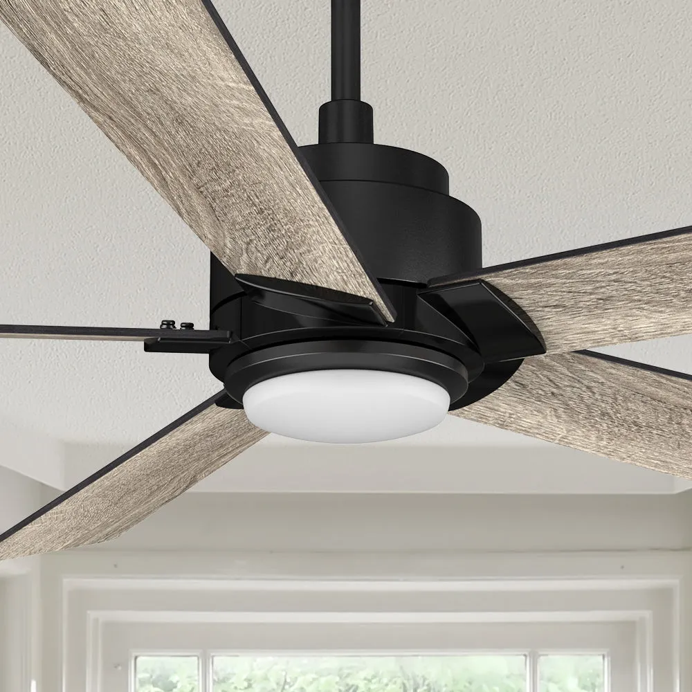 Aspen Smart Ceiling Fan with LED Light Remote Outdoor/Indoor 60"