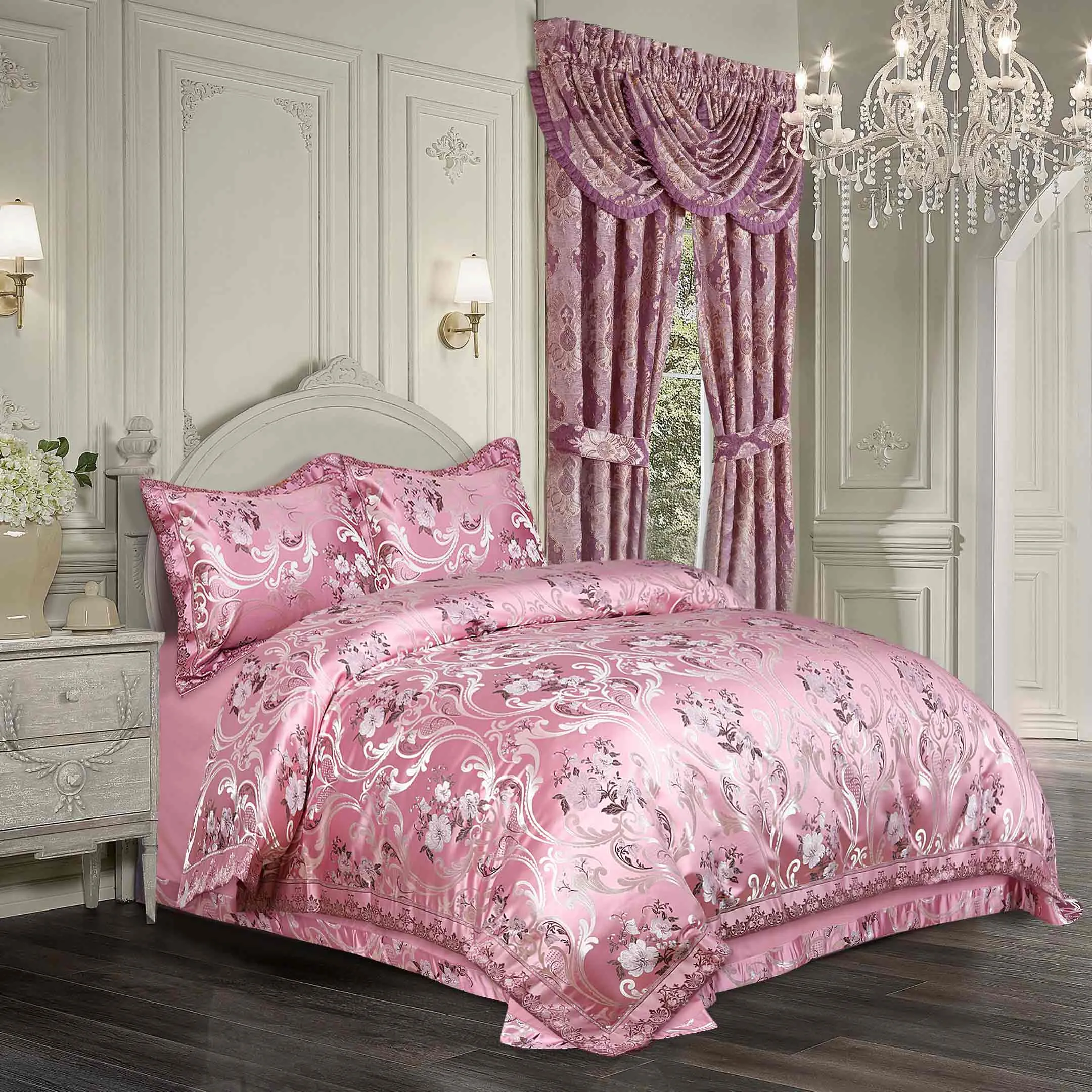 Ava Grace Jacquard Bedding Set