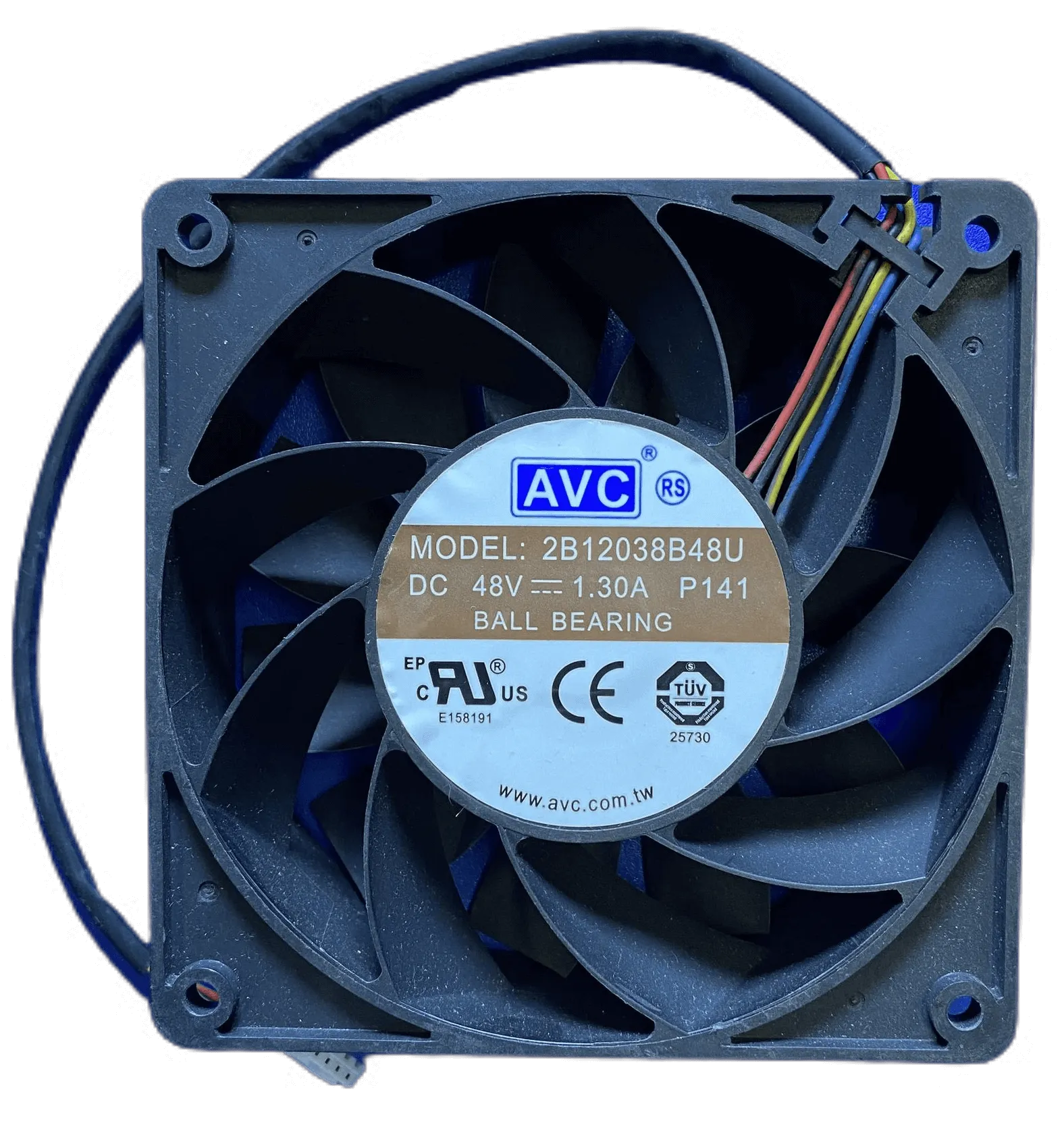 AVC DC FAN Server Square Fan 2B12038B48U | Pex Parts