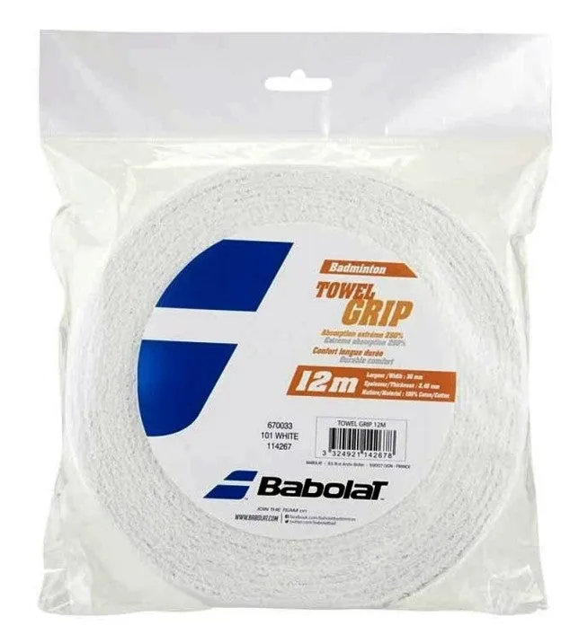 Babolat Towel Grip replacement grip 12 m reel