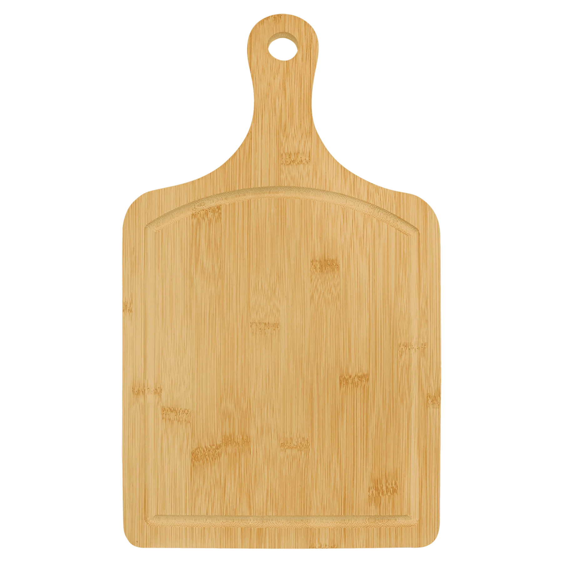 Bamboo Cutting Board - Paddle Shape with Juice Groove