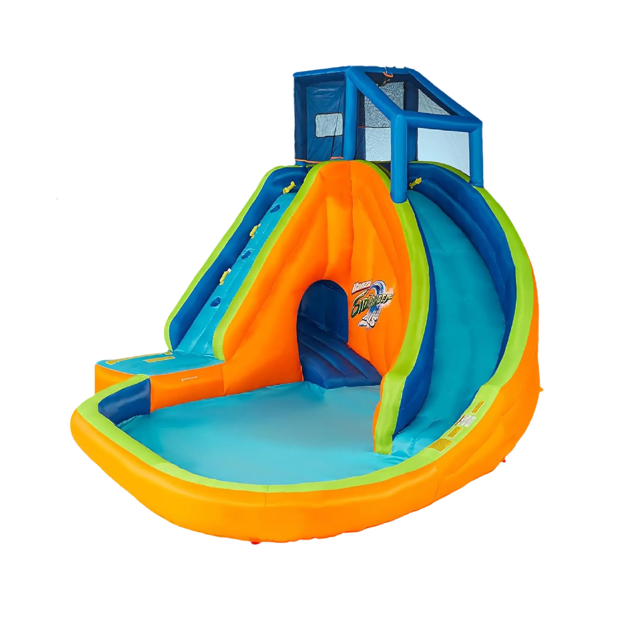 Banzai Sidewinder Falls Inflatable Pool w/ Slides (Open Box)