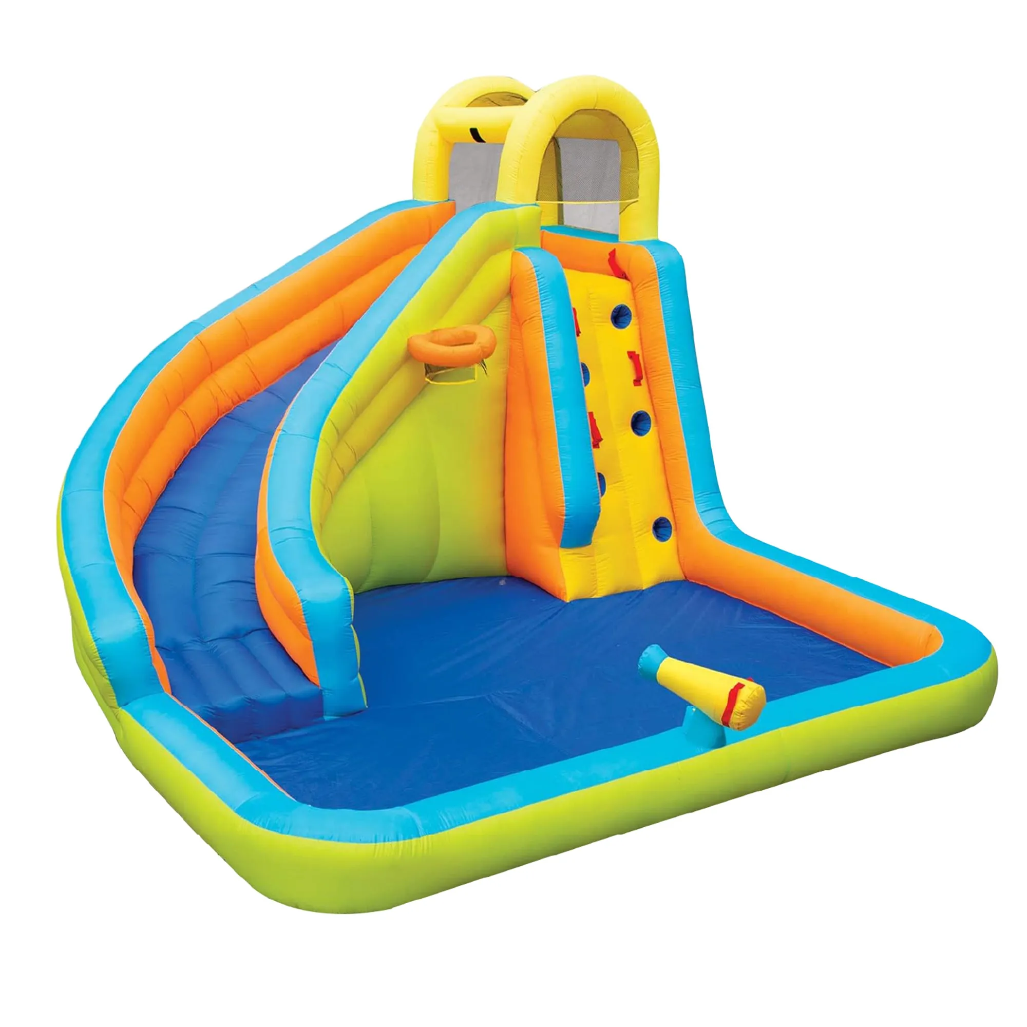 Banzai Splash 'N Blast Kids Backyard Inflatable Water Slide Park (Open Box)