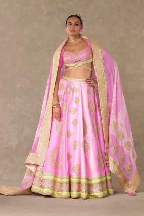 Barfi Pink Sitara Dil Lehenga Set