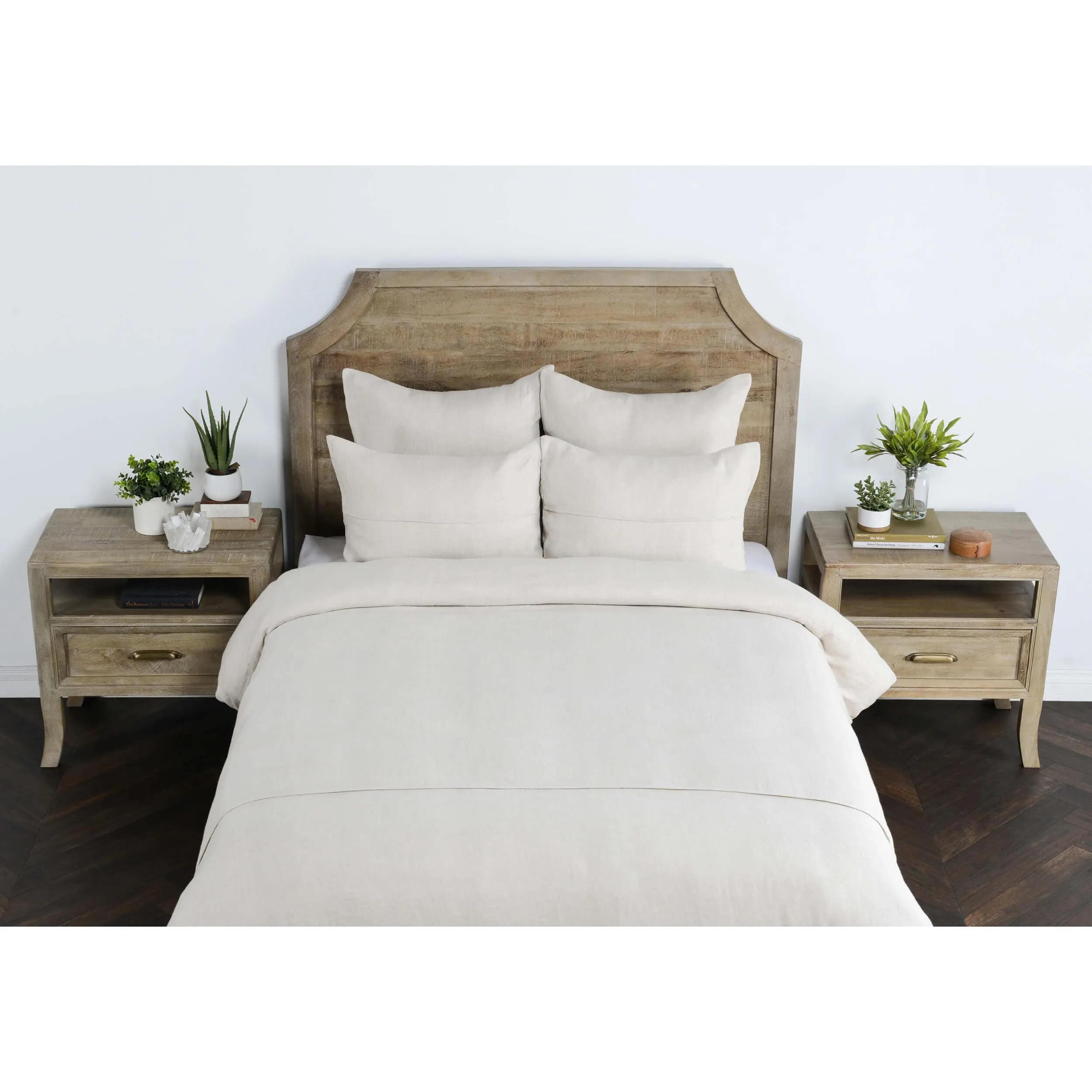 Beaumont Linen Duvet Set, Natural