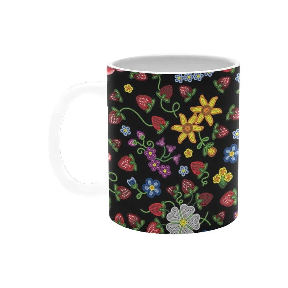 Berry Pop Midnight White Mug(11OZ)