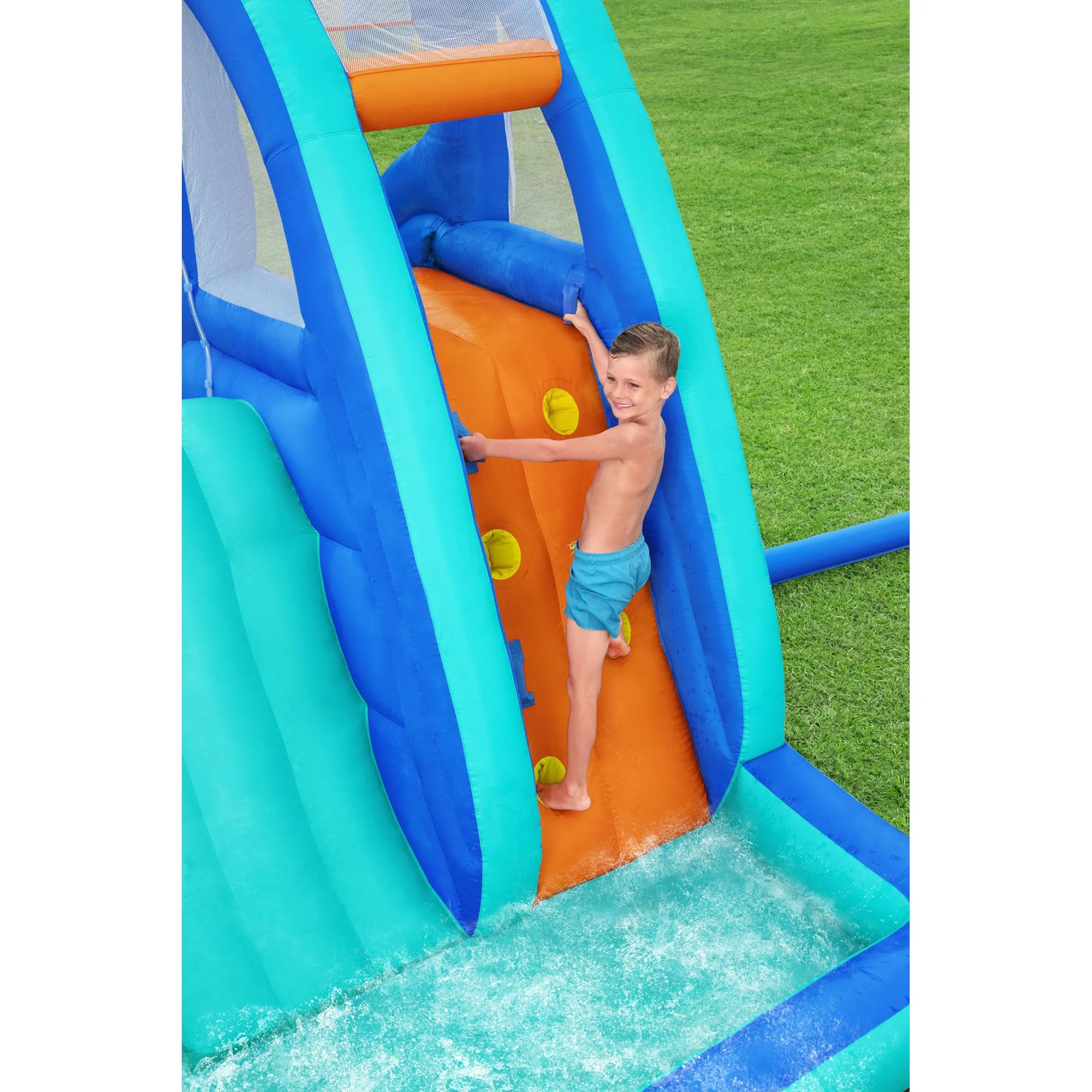 Bestway H2OGO! Wavetastic Kids Inflatable Water Park & Turtle Pool Ride-On Float