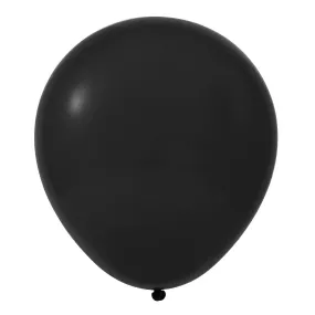 Black 18" Latex Balloons | 10 pcs