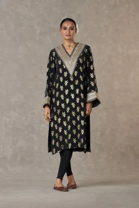 Black Cherrybloom Kurta