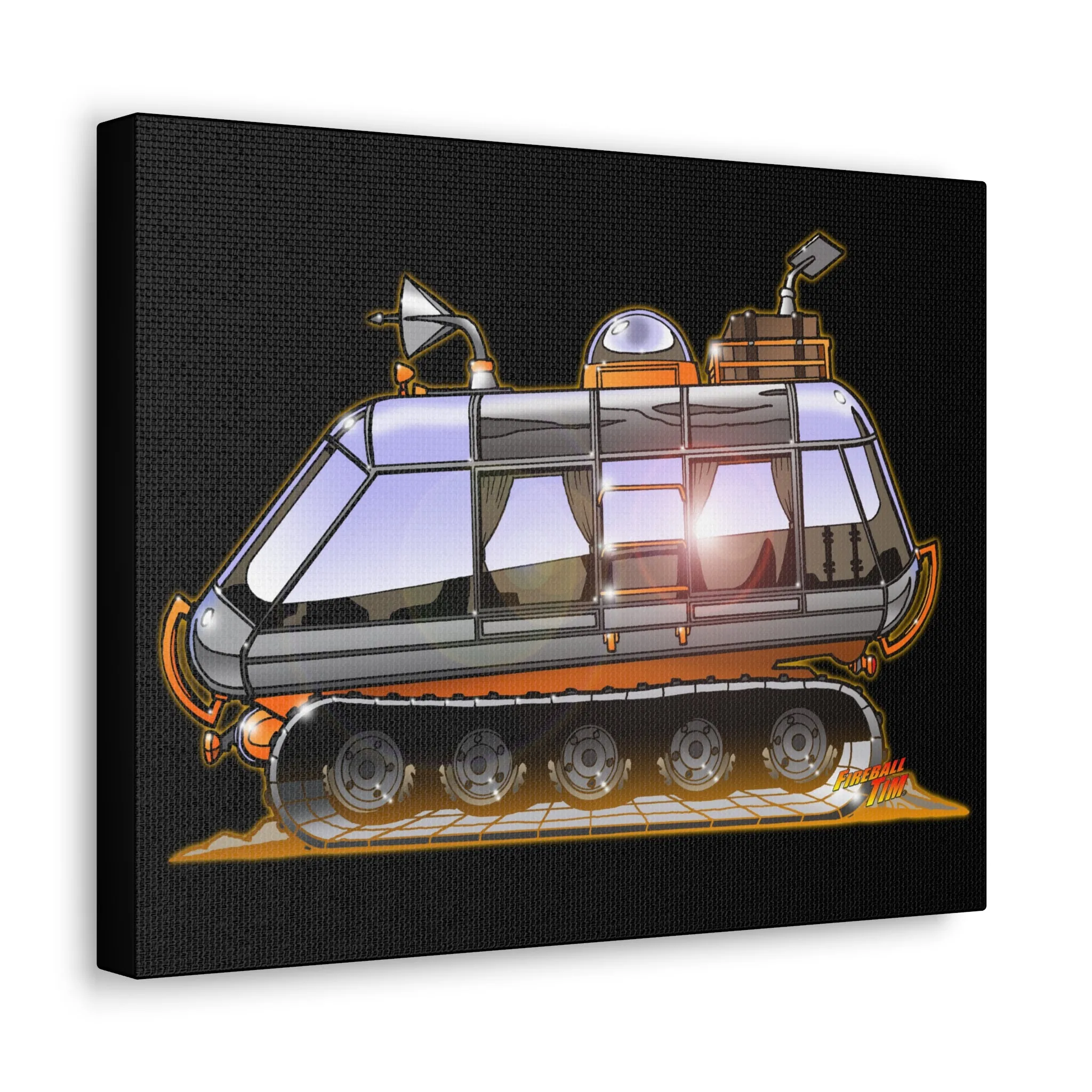 Canvas Print - LOST IN SPACE TV Show Chariot Concept Art 11x14