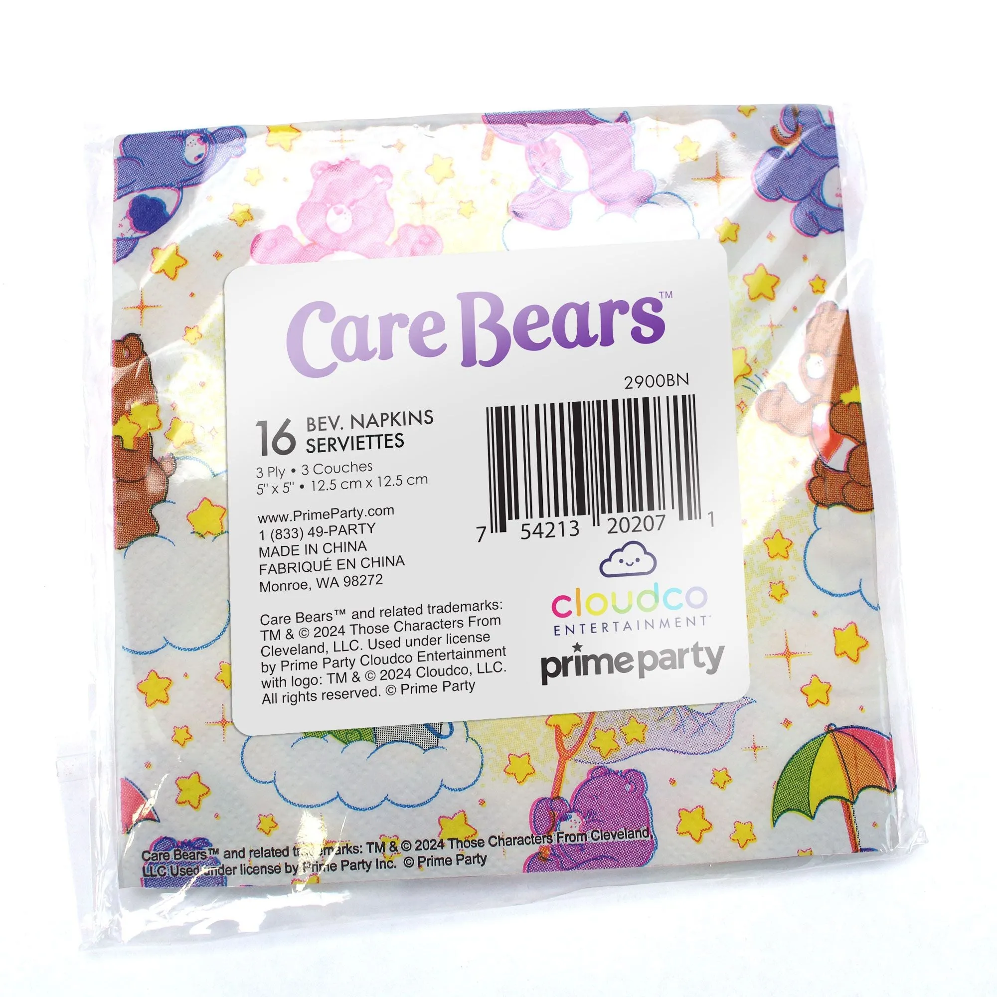 Care Bears Beverage Napkins (Set of 16)