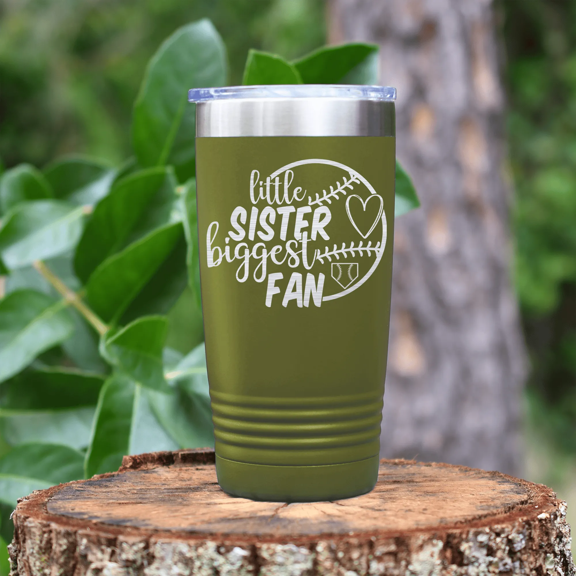 Cheering From The Sidelines Sister Tumbler