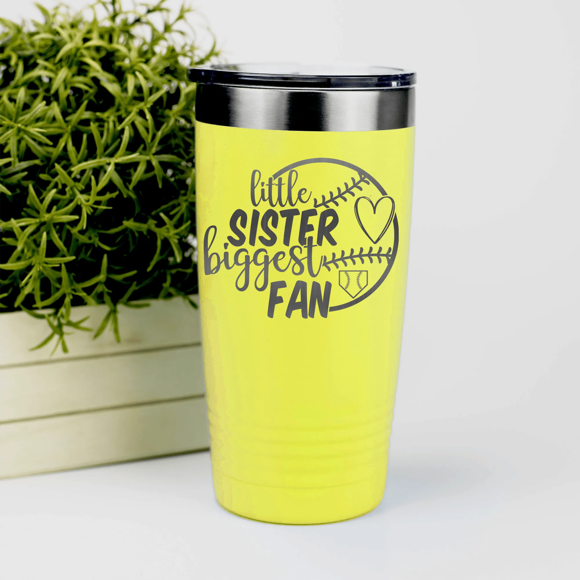 Cheering From The Sidelines Sister Tumbler