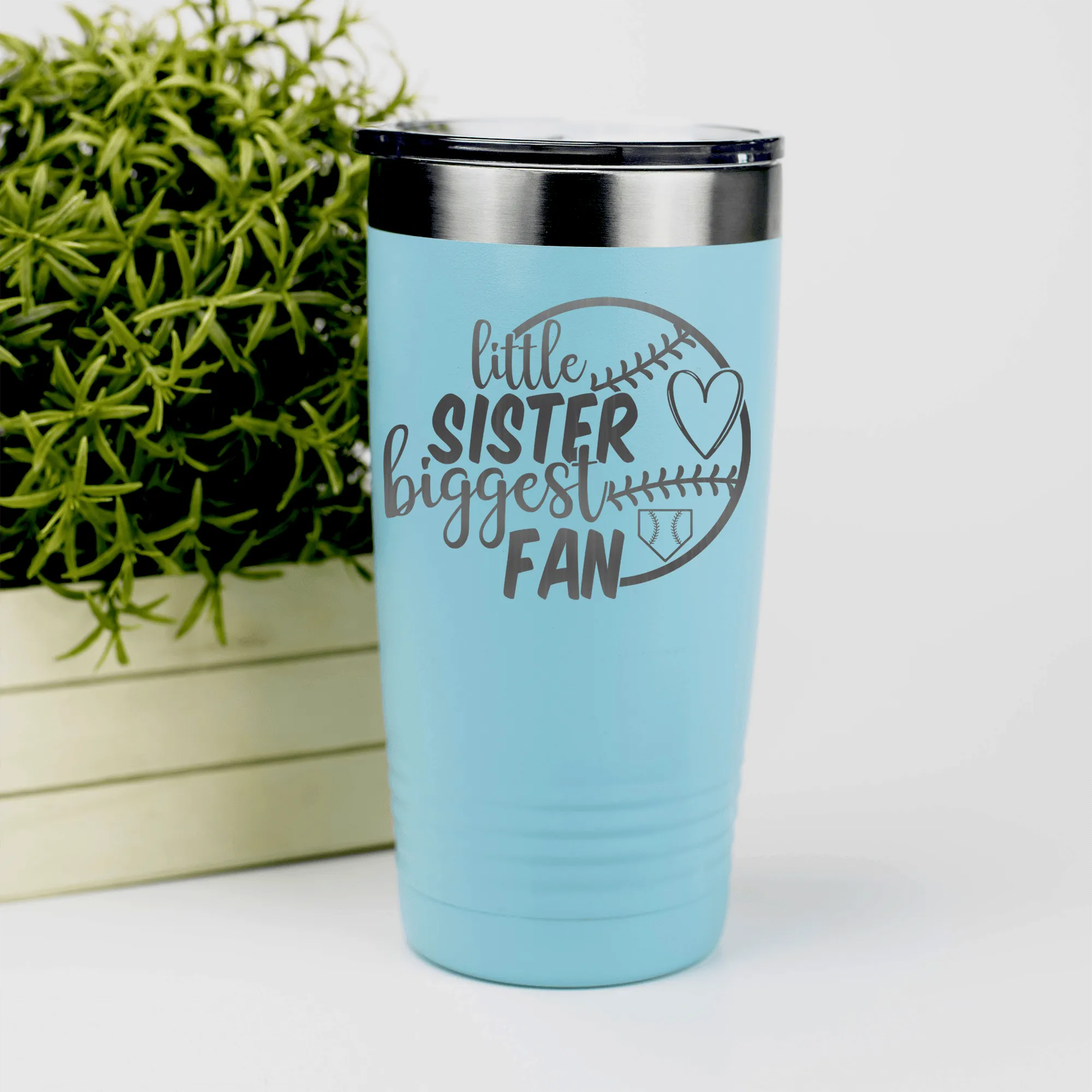 Cheering From The Sidelines Sister Tumbler