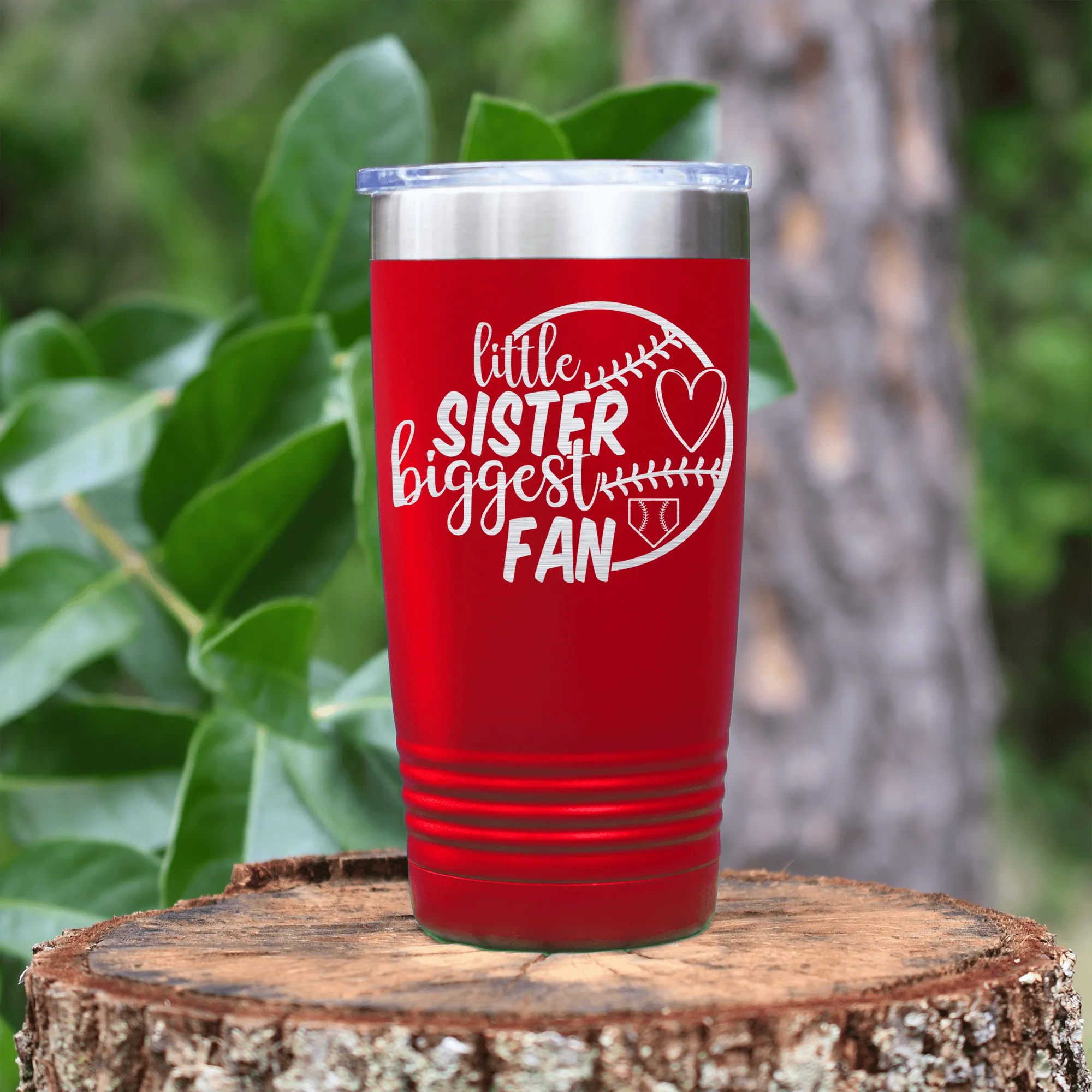 Cheering From The Sidelines Sister Tumbler