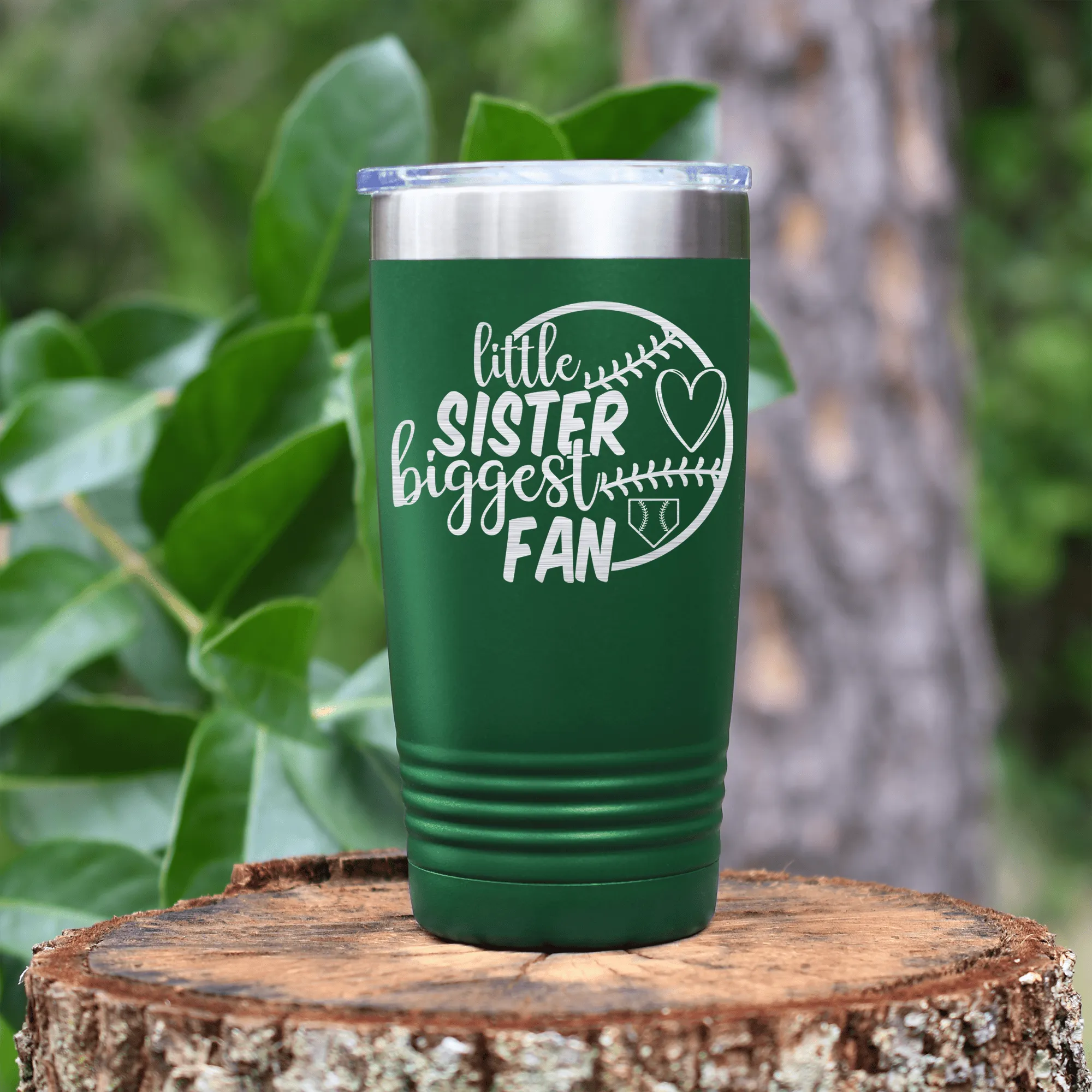 Cheering From The Sidelines Sister Tumbler