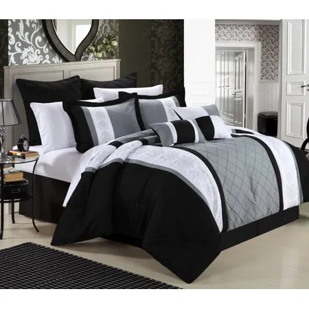 Chic Home 12-Piece Bed in a Bag Comforter Set