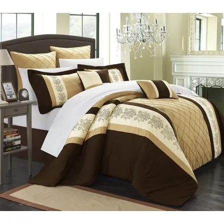 Chic Home 12-Piece Bed in a Bag Comforter Set