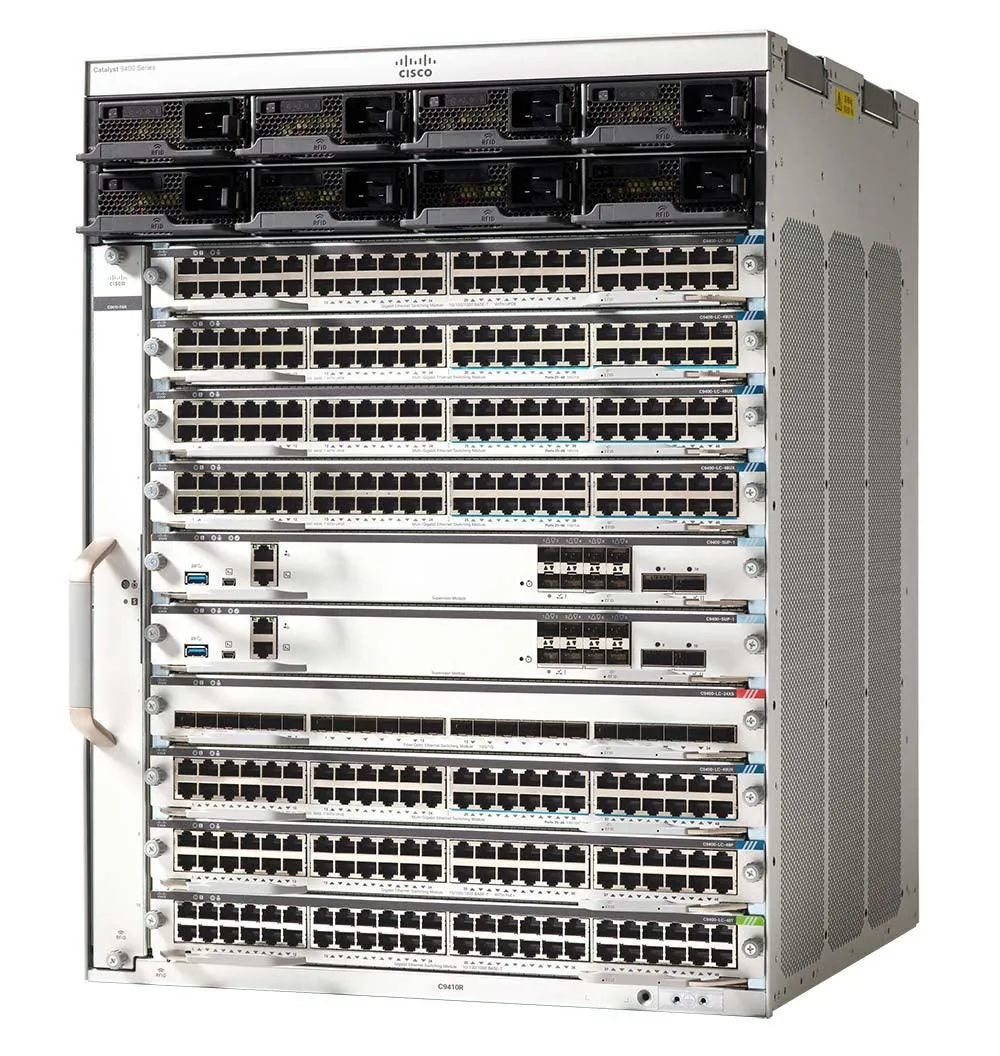 Cisco C9410R-96U-BNDL-E network equipment chassis 13U Grey