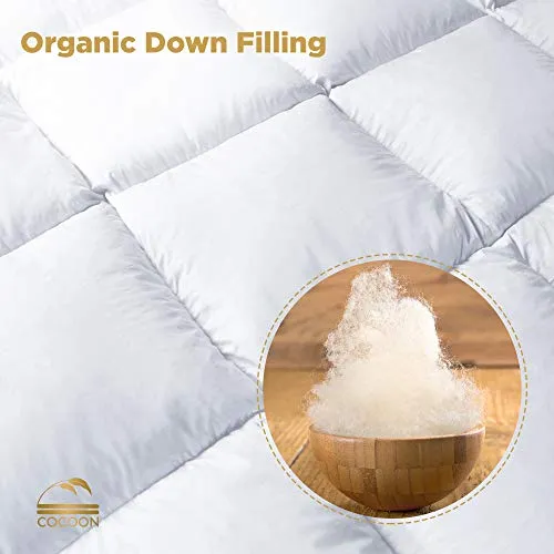 Cocoon Luxury Real Organic California King Down Comforter King Cali Size