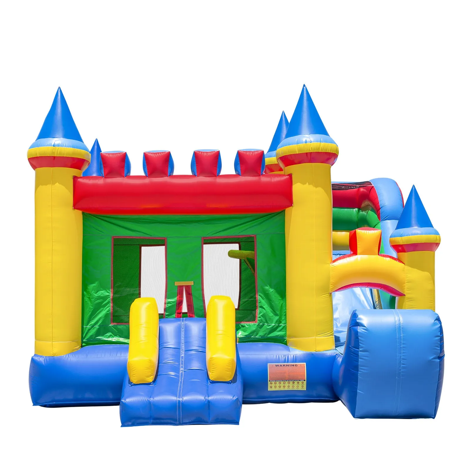 Commercial Castle Bounce House with Blower and Slide