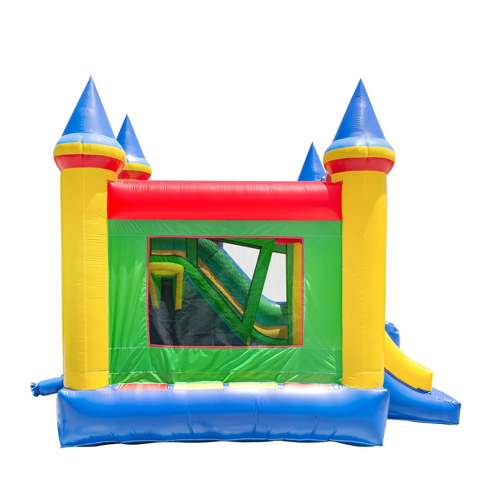 Commercial Castle Bounce House with Blower and Slide