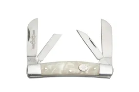 Congress 4-Blade Pocket Knife - Pearl White