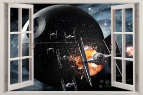 Cool 3D DEATH STAR Window Decal - Limited Supply!