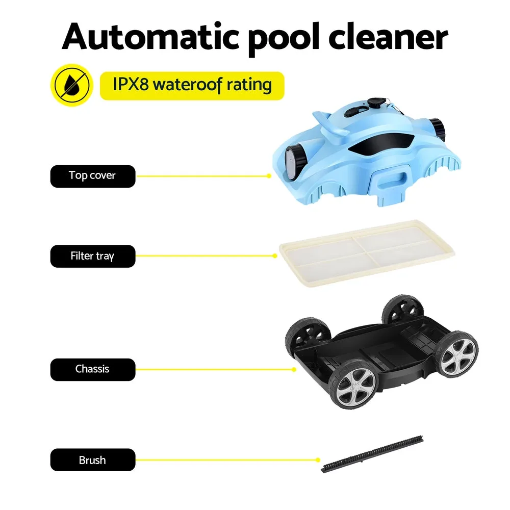 Cordless Smart Robotic Pool Cleaner, Self-Parking - Aquabuddy