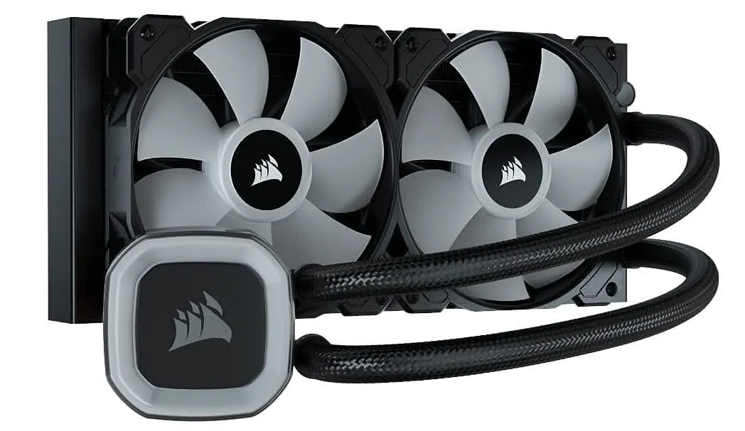 CORSAIR H100 240MM RGB AIO LIQUID COOLER