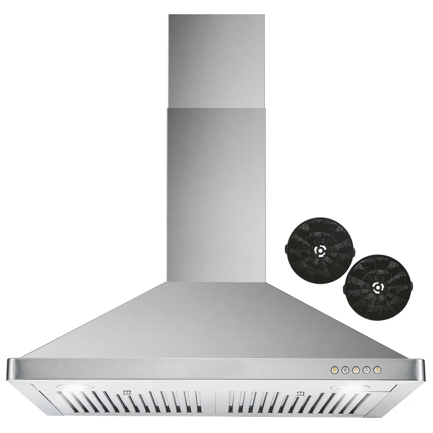 Cosmo 30-Inch 380 CFM Ducted Wall Mount Range Hood in Stainless Steel (COS-63175)