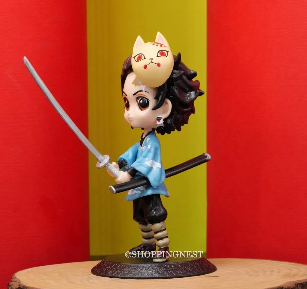 Demon Slayer Tanjiro Kamado with Mask Kimetsu No Yaiba Action Figure | 15 CMS |