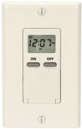 Digital 7 Day Timer 15a 120v Almond