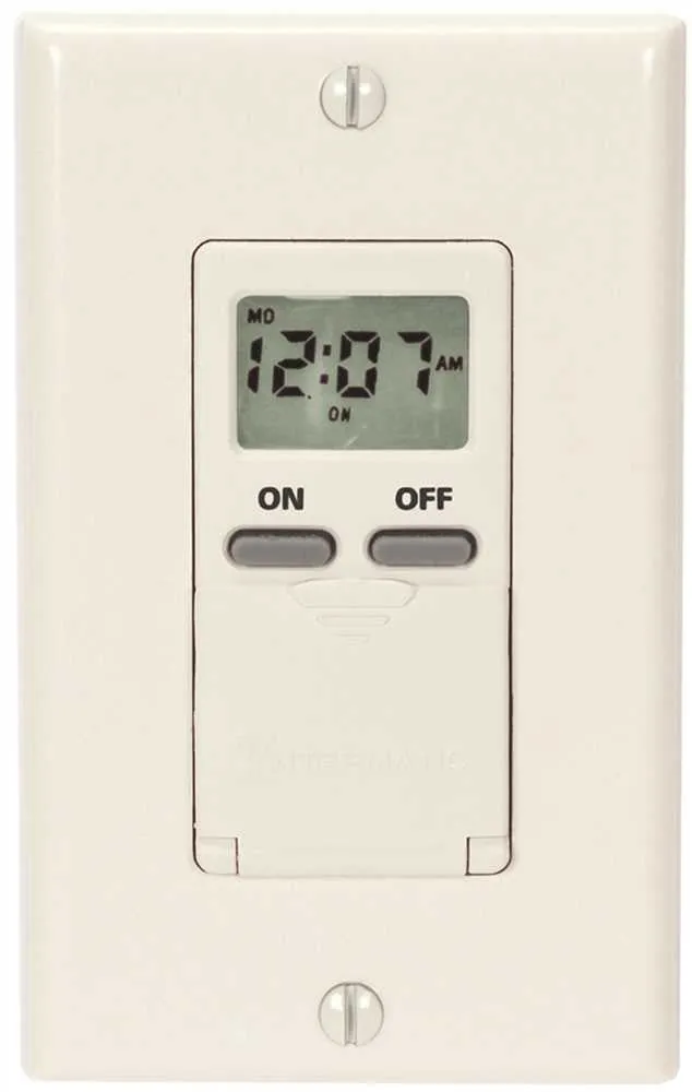 Digital 7 Day Timer 15a 120v Almond