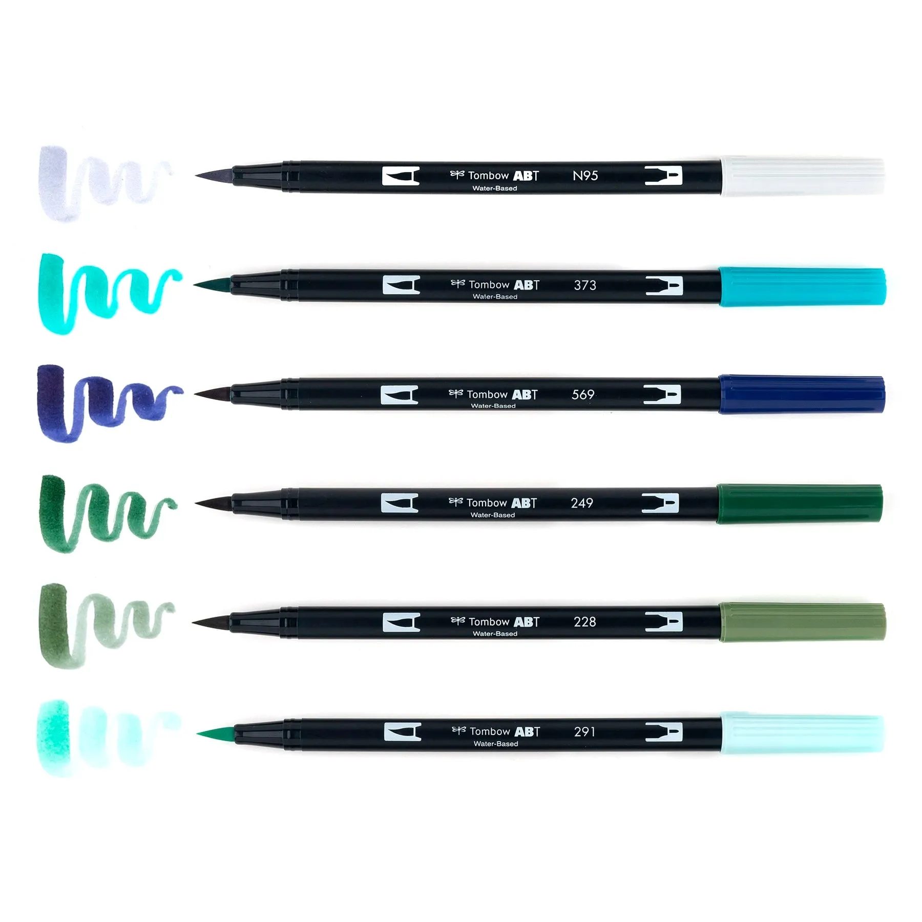 Dual Brush Pen Art Markers: 6-Pack | Tombow