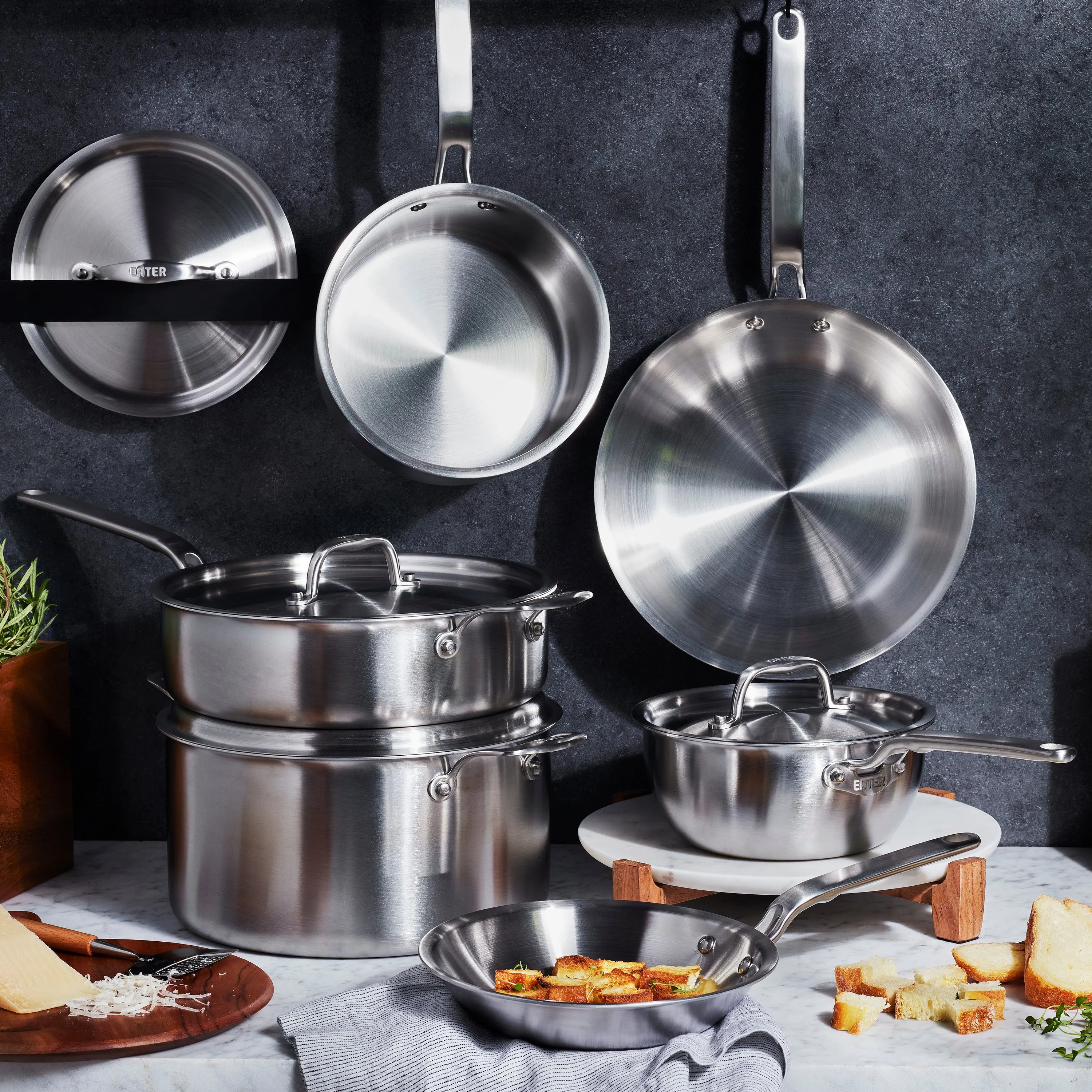 Eater x Heritage Steel 10 Piece Cookware Set