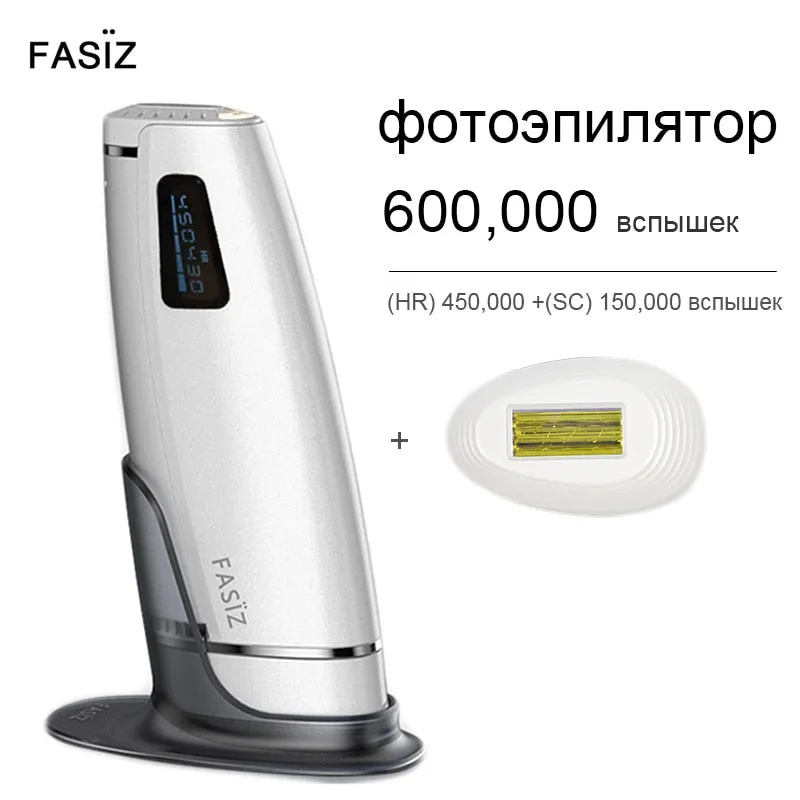 Fasiz 450K Flash IPL Epilator Permanent Hair Removal LCD Display 5 Levels Bikini Trimmer