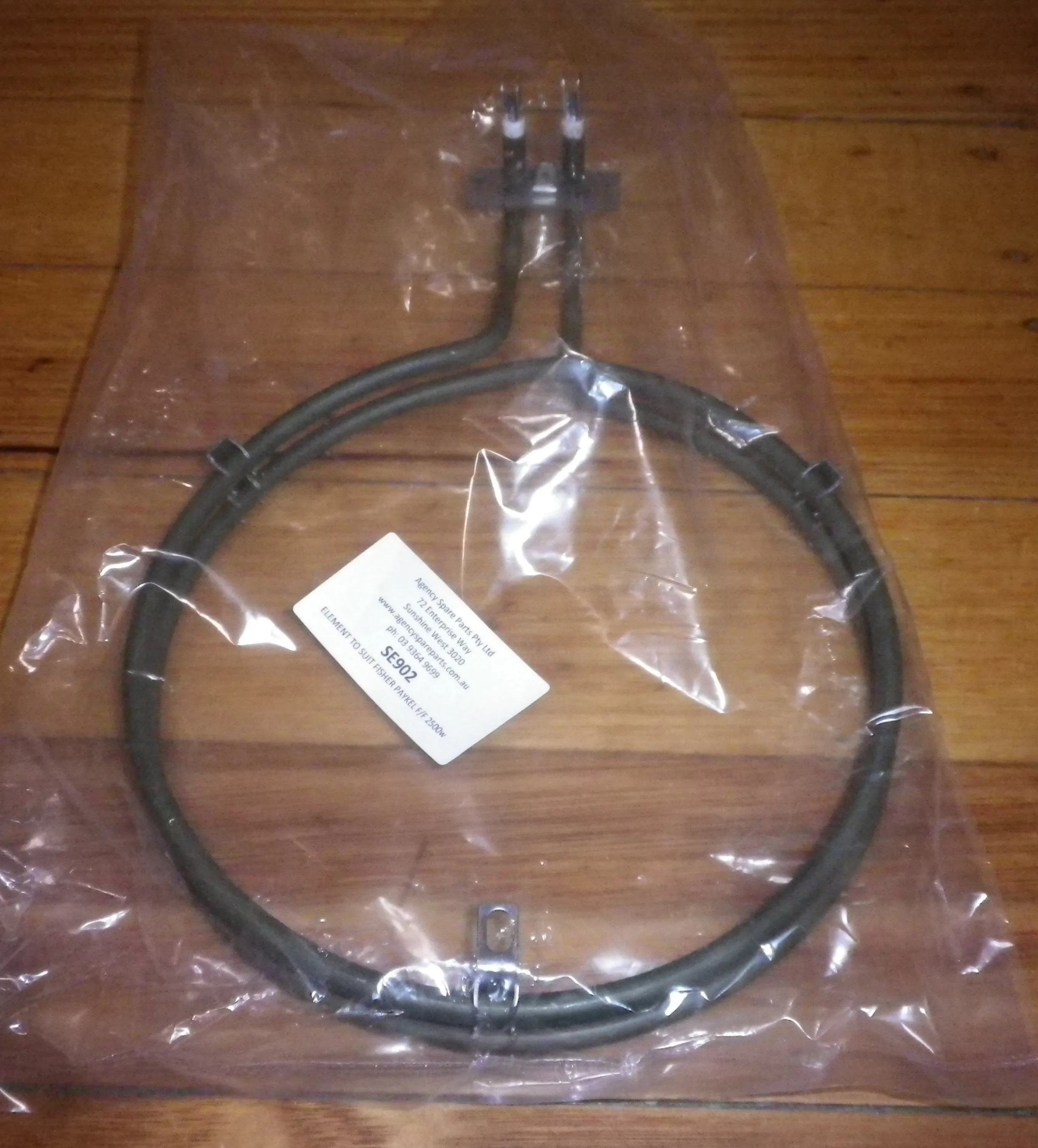 Fisher & Paykel 2500 Watt Fan Forced Oven Element - Part # SE902