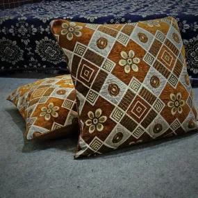 Floor Cushion Cover 2Pcs Set