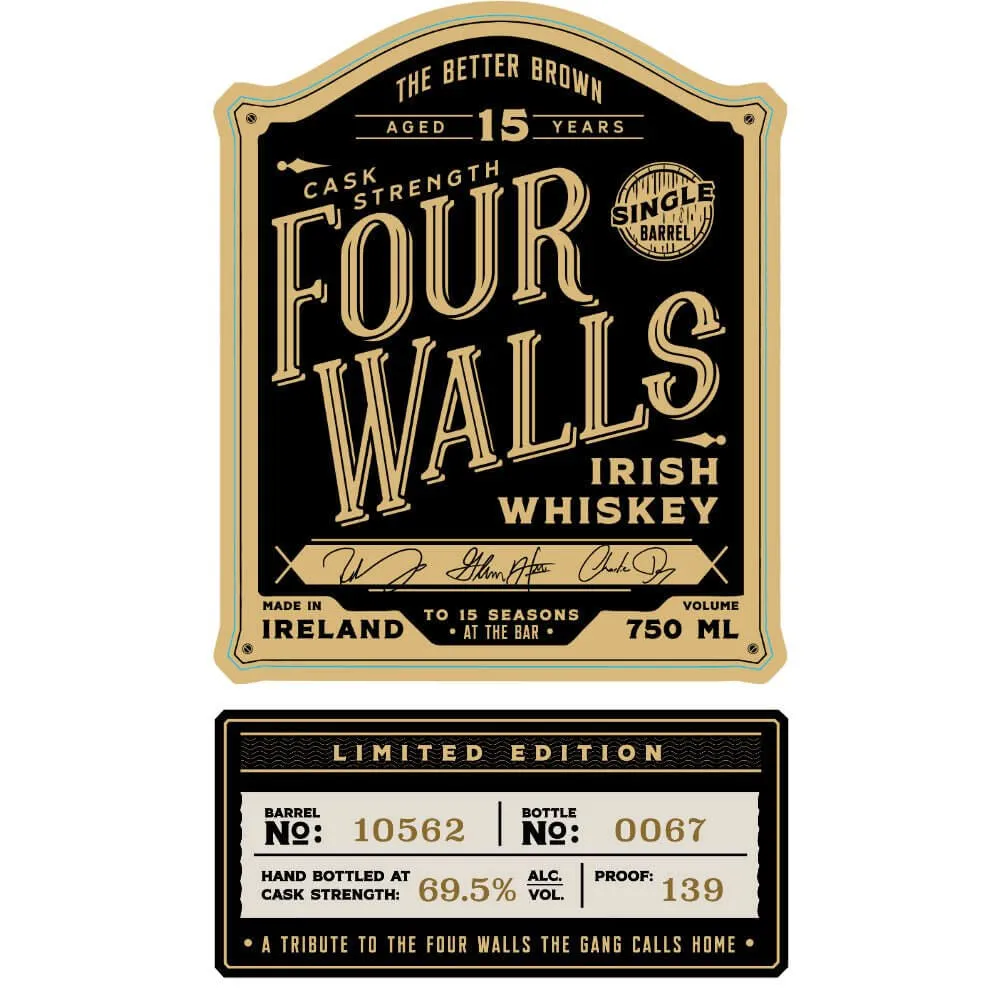 Four Walls Cask Strength Irish Whiskey Limited Edition